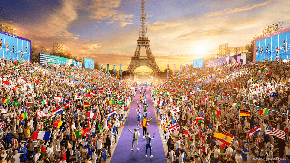 パリオリンピック開会式のCG