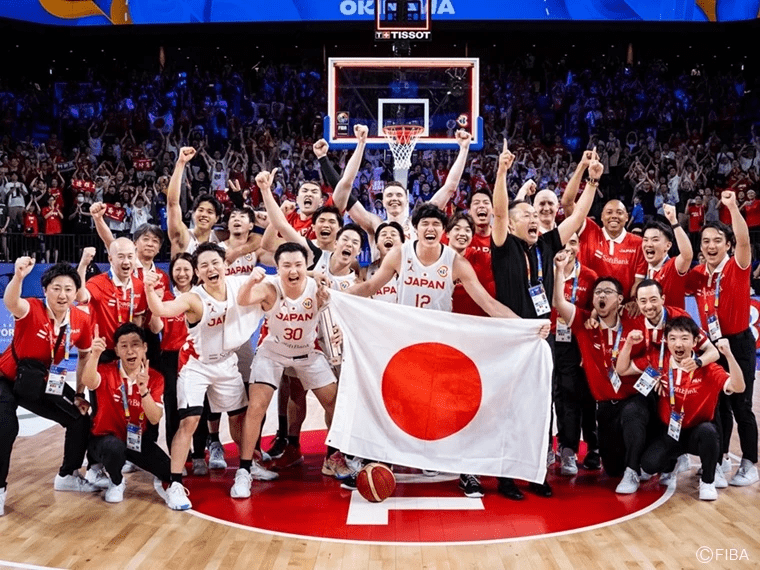 パリオリンピック出場を決めた日本男子バスケットチーム